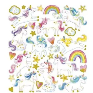 Enhjørning Stickers