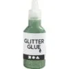 Glitterlim grøn - 25 ml