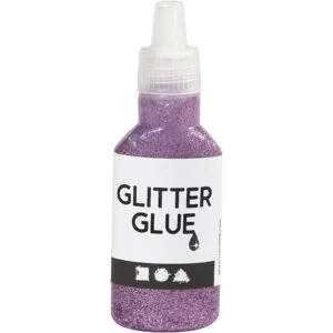 Lilla Glitterlim - 25 ml
