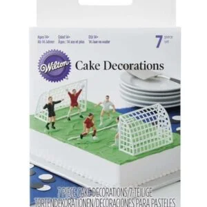 Kagepynt fodbold hold - 7 dele