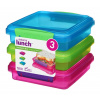 Sistema - lunch sandwich box 450ml 3-pak