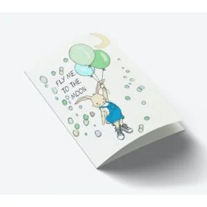 Fly me to the moon - dreng A7 kort