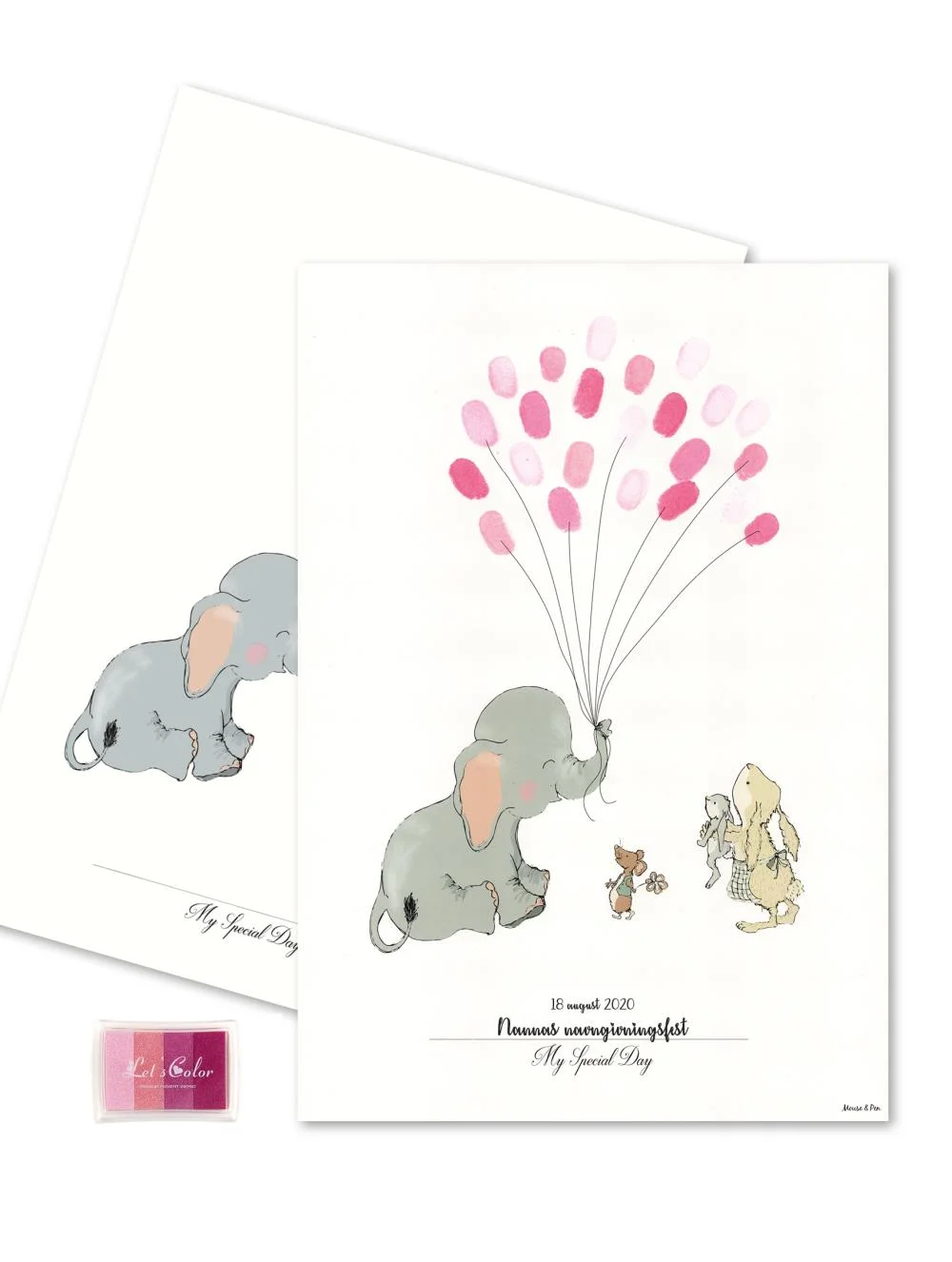 Baby elefant pink