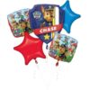 Paw patrol folie balloner - 5 stk