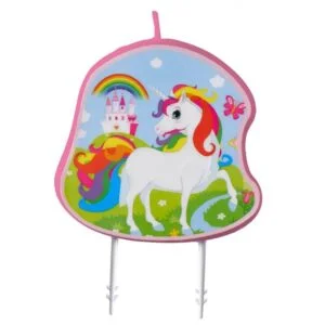 Unicorn kagelys 9 cm