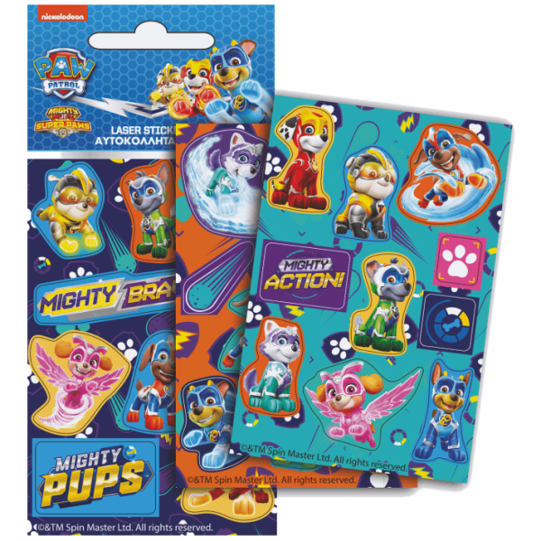 Paw Patrol Mighty Pups Stickers 3 Ark Vella