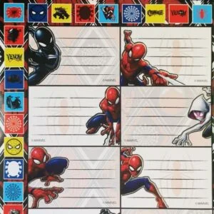 Spiderman Bogstickers