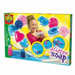 Sæbestøbesæt med glimmer