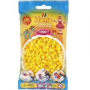 Hama midi perler 207-03 gul – 1000 stk