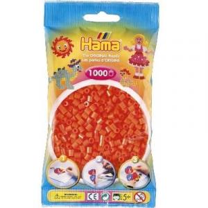 Hama midi perler 207-04 orange – 1000 stk