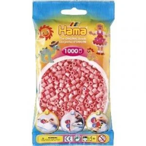 Hama midi perler 207-06 pink – 1000 stk