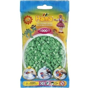 Hama midi perler 207-11 lys grøn – 1000 stk
