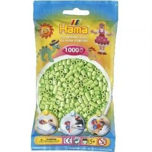 Hama midi perler 207-47 pastel grøn – 1000 stk