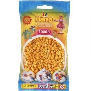 Hama midi perler 207-60 bamse gul – 1000 stk