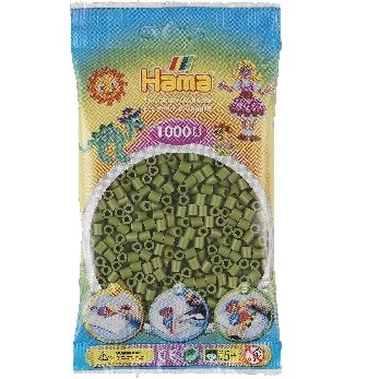 Hama midi perler 207-84 oliven – 1000 stk