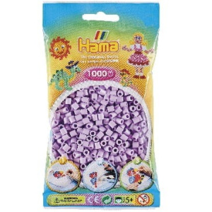 Hama midi perler 207-96 pastel lilla – 1000 stk