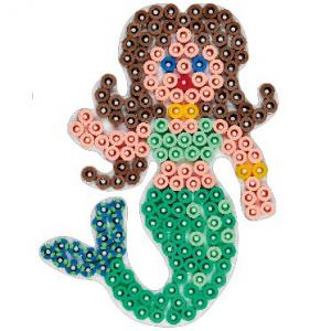 Hama midi perleplade havfrue - 1 stk