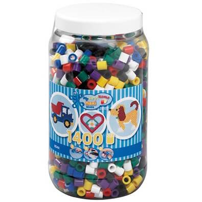 Hama Maxi perler standard mix - 1400 stk Hama Maxi perler standard mix - 1400 stk