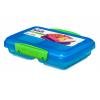 Sistema Small Split snack Box 350ml - Blå/grøn