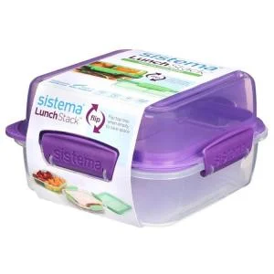 Sistema Lunch Stack Square - lilla