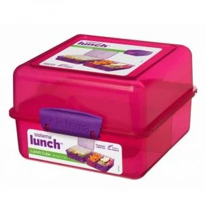 Sistema madkasse Lunch Cube 1,4 L- pink