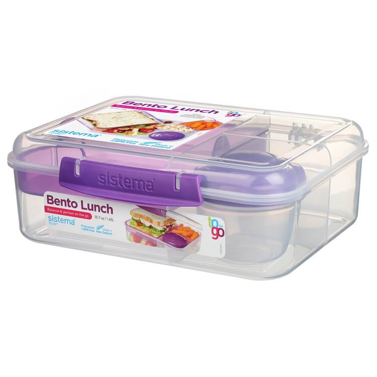 Sistema Bento Lunch To Go 1.65l - Lilla Sistema Bento Lunch To Go 1.65l - Lilla