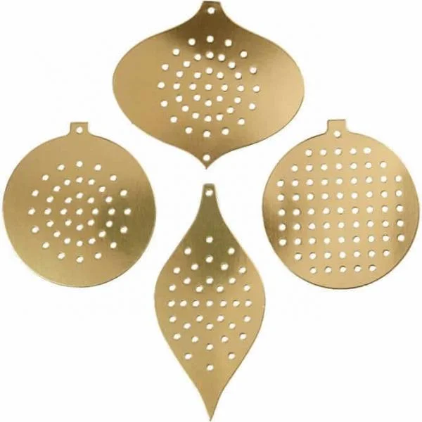Sykarton guld - 8 stk