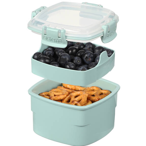 Sistema Lunchbox - Snack Attack Renew - 410 ml - Navy