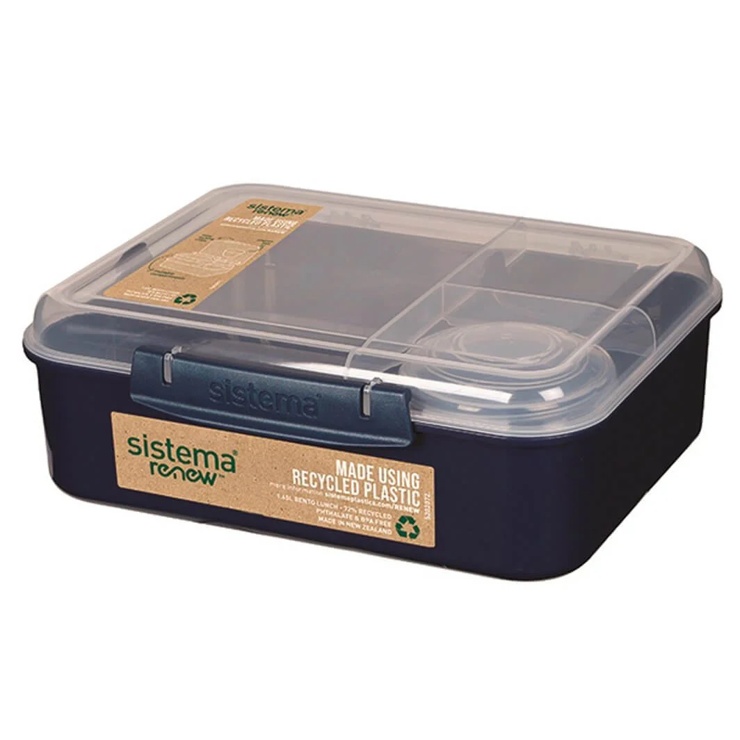 Sistema Lunchbox - Snack Attack Renew - 410 ml - Navy