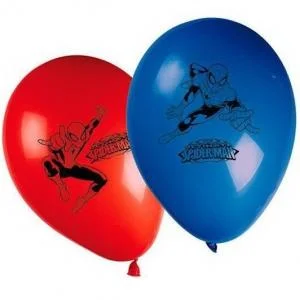 Spiderman balloner – 8 stk