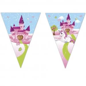 Enhjørning Flagbanner- 2,3 m