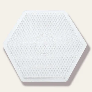 Hama midi perleplade sekskantet stor - 1 stk