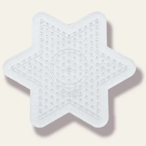 Hama midi perleplade stjerne lille - 1 stk