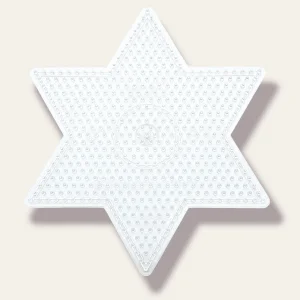 Hama midi perleplade stjerne stor - 1 stk