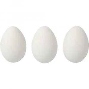 51024 Æg hvid plast 3
