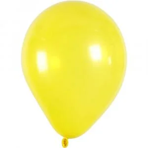 Gul Ballon Ø23 - 10 stk