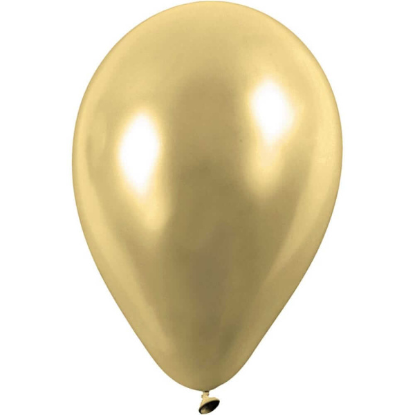Balloner Ø23 Guld - 10 stk