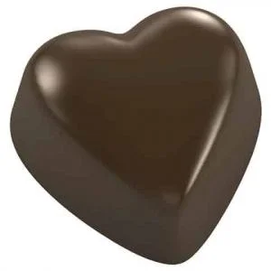 Chokoladeform hjerte - 18 stk