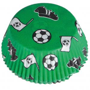 Fodbold muffinsforme - 48 stk