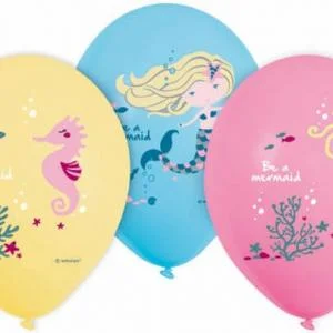 Havfrue Latex Balloner