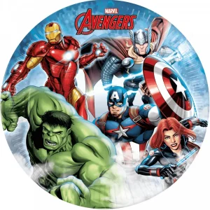 Avengers paptallerkner 23 cm