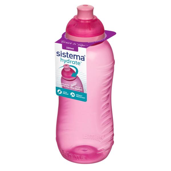 Pink Sistema Squeeze Bottle 780 - 330 ml