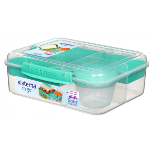 Mintgrøn Sistema Bento Lunch 1,65L