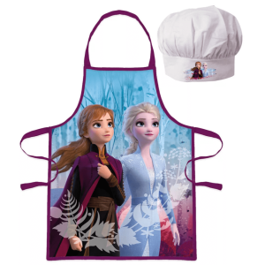 Frozen forklæde og kokkehue