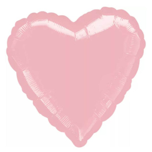 Pink Hjerte Ballon